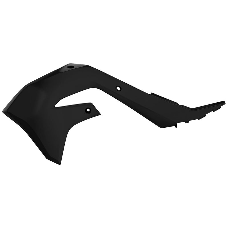 Polisport Radiator Shroud Black - 8423400003 Kawasaki Dirt Bikes 2019-2024