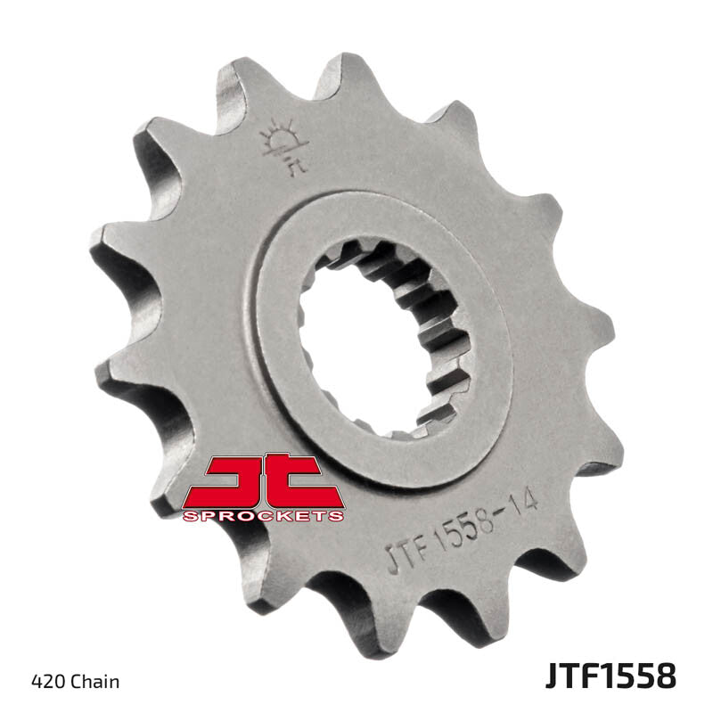 JT Sprockets Front CS Sprocket Steel 14T-420 - JTF1558.14 Yamaha YZ 65 2018-2023