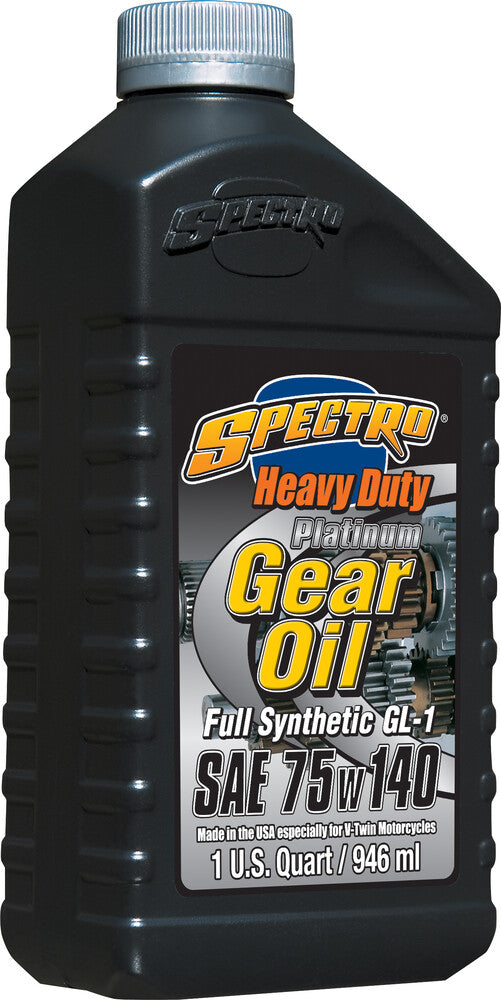 Spectro 582-05021 310317 PLATINUM FULL SYN HD GEAR OIL 75W140 1QT