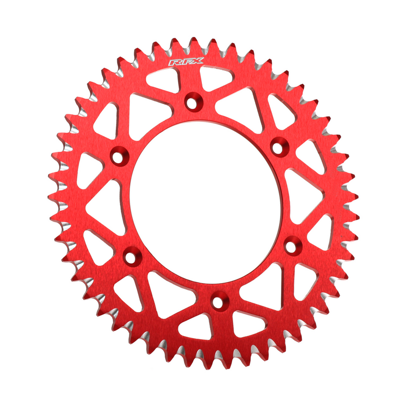 Rfx 739-3569950R FXRS 56-50 99RD ALUMINUM REAR SPROCKET 50T RED KTM/HUSQ/GAS