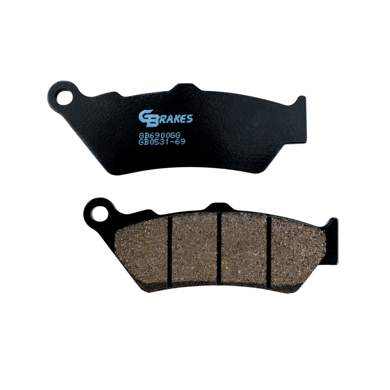 Gbrakes Brake Pads Semi Metallic - GB0531-69 For Harley Street 2016 | BMW Motorcycles 2001-2024 | Ducati Motorcycles 2011-2016