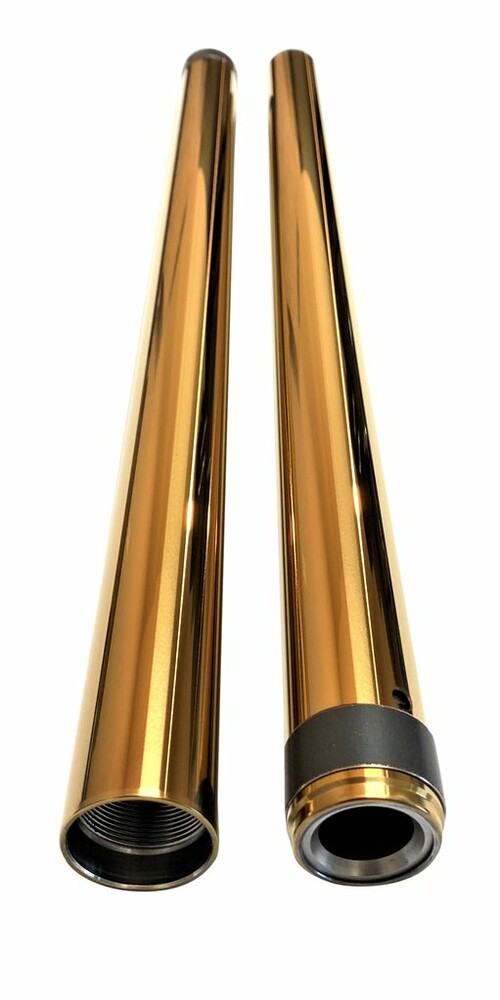 Pro One Gold Fork Tubes 41MM 20 1/4" - 105410G For Harley Motorcycles 1997-2017