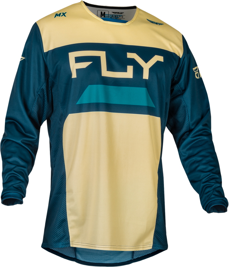 Fly Racing 377-523M 377-523M KINETIC RELOAD JERSEY IVORY/NAVY/COBALT MD