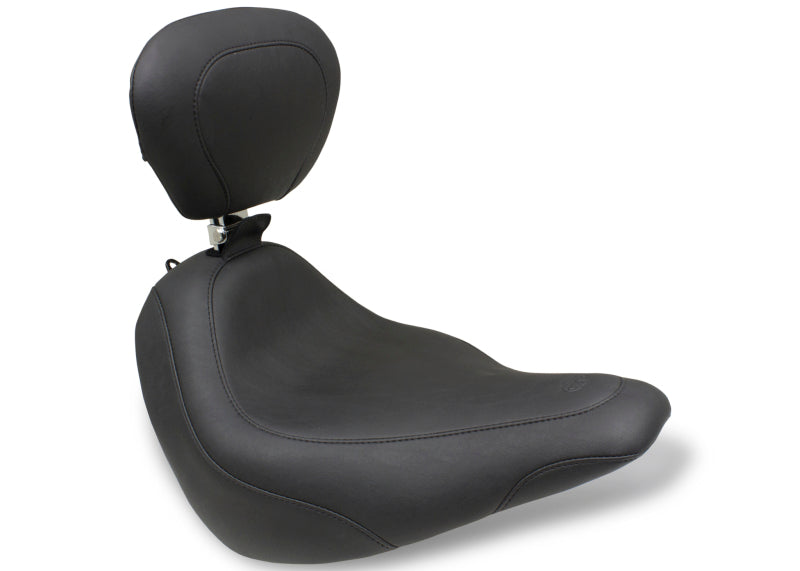 Mustang Motorcycle 79029 Mustang 18-21 Harley Softail Slim Wide Tripper Solo Seat W/driver Backrest - Black - User 1