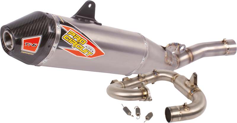 Pro Circuit TI-6 Titanium System W Carbon END-CAP - 0332645F Yamaha YZ 450 2026