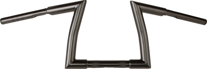 Harddrive H-Bar Z-Bar 1 1/4" Cable 9" Rise Satin Black - 21-393SB For Harley Motorcycles 1982-2017