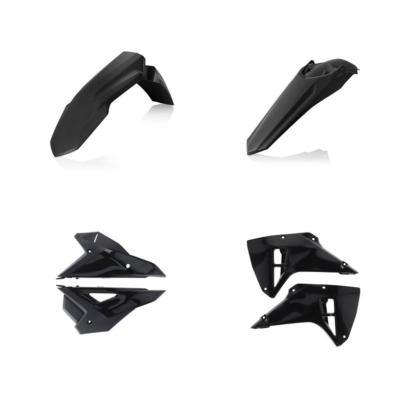 Acerbis Plastic Kit Honda Black - 2986750001 Honda CRF250RX / CRF450RX 2025