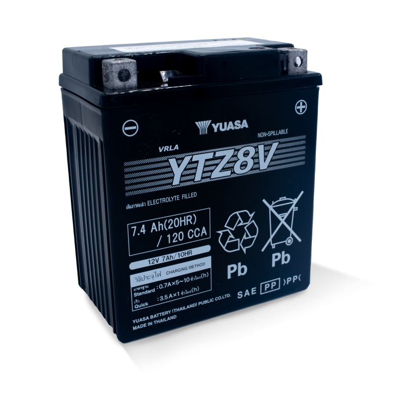 Yuasa Battery YUAM728ZV Yuasa YTZ8V Maintenance Free AGM 12-Volt Battery - User 1