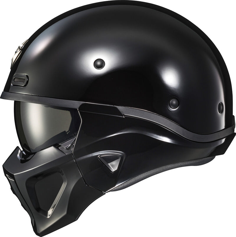 Scorpion Exo 75-1616M COX-1434 COVERT X OPEN-FACE HELMET GLOSS BLACK MD