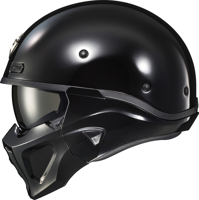 Scorpion Exo 75-1616M COX-1434 COVERT X OPEN-FACE HELMET GLOSS BLACK MD