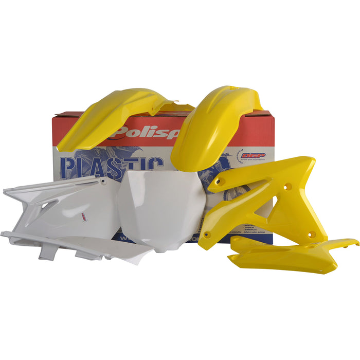 POLISPORT 0520-3488 90124 Body Kit For Suzuki Body Kit - OEM Yellow/White - RM-Z 450