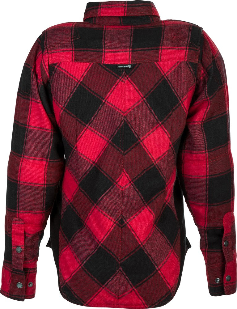 Highway 21 489-14502X #6049 489-1450~6 WOMEN'S ROGUE FLANNEL RED/BLACK 2X