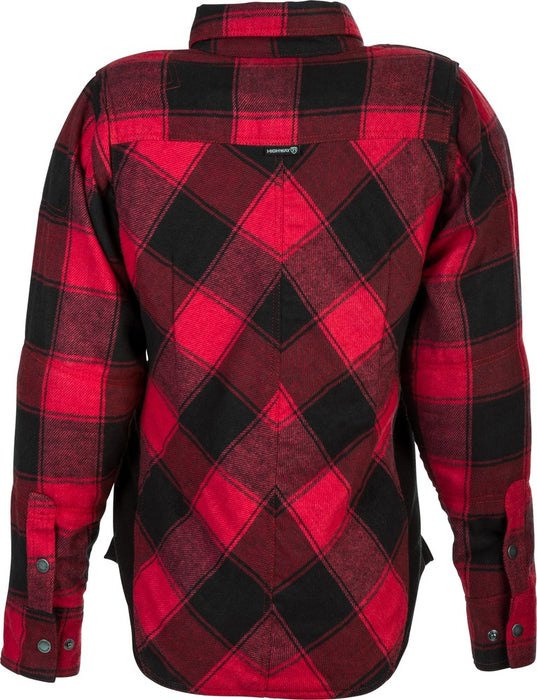 Highway 21 489-14502X #6049 489-1450~6 WOMEN'S ROGUE FLANNEL RED/BLACK 2X