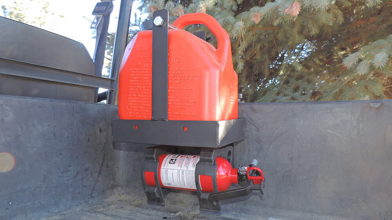 Hornet 45-5101 R-3015 F FIRE EXTINGUISHER AND SPARE FUEL BED MOUNT POL