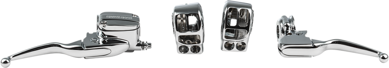 Harddrive 053947 Handlebar Control Kit Black Cable Clutch ` For Harley Touring 2021-2023