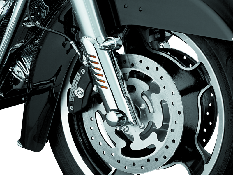 Kuryakyn 7768 Lower Leg Deflector Shields 00-13 Touring Chrome - User 1