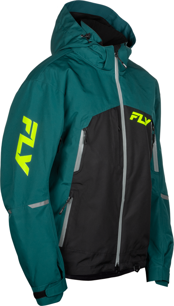 Fly Racing 470-4109S 470-4109S INCLINE JACKET TEAL/BLACK SM