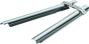 Kuryakyn 7853 Downtube Covers 00-06 Softail Chrome - Photo - Primary