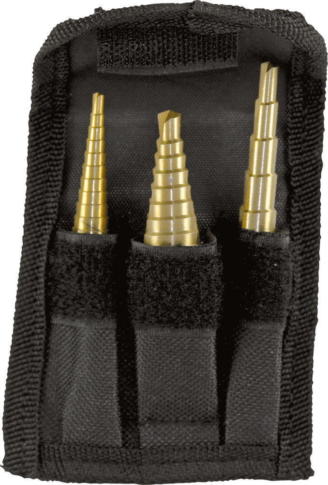 Performance Tool 117-1124 W9003 3 PC STEP DRILL SET