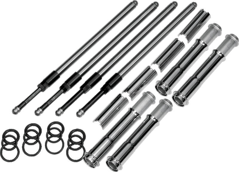 S&S Cycle 930-0123 2017+ M8 Models Quickee Adjustable Pushrods W/ Cover Keepers - Photo - Primary