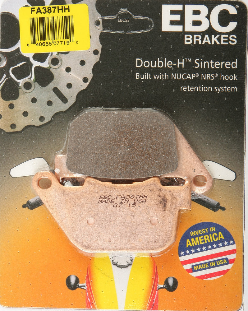 EBC Brake Pads FA837HH Double-H Sintered - FA387HH For Harley Sportster 2004-2013