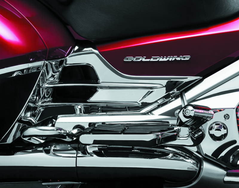 Kuryakyn 7368 Louvered Battery Box Covers 12-17 Honda GL1800 Chrome - User 1
