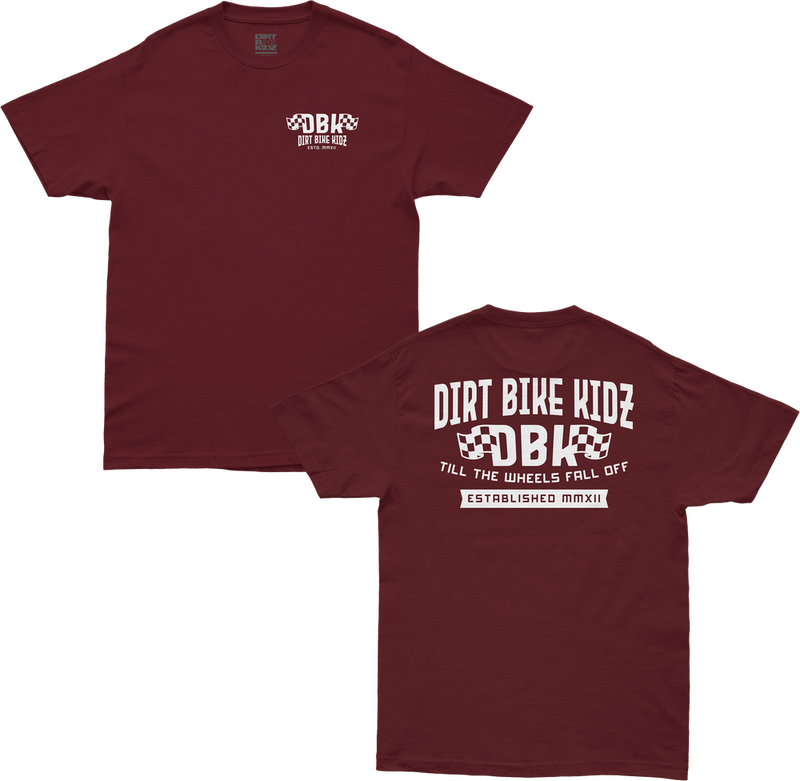 Dbk 325-00046S AT-TILTHEEND-BURG-S TILL THE END TEE BURGUNDY SM