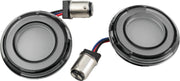 Kuryakyn 2902 Tracer L.e.d. Front Turn Signal Insert, White/amber Light, Smoke Lens 1157 - Photo - Primary