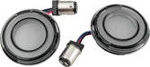 Kuryakyn 2902 Tracer L.e.d. Front Turn Signal Insert, White/amber Light, Smoke Lens 1157 - Photo - Primary