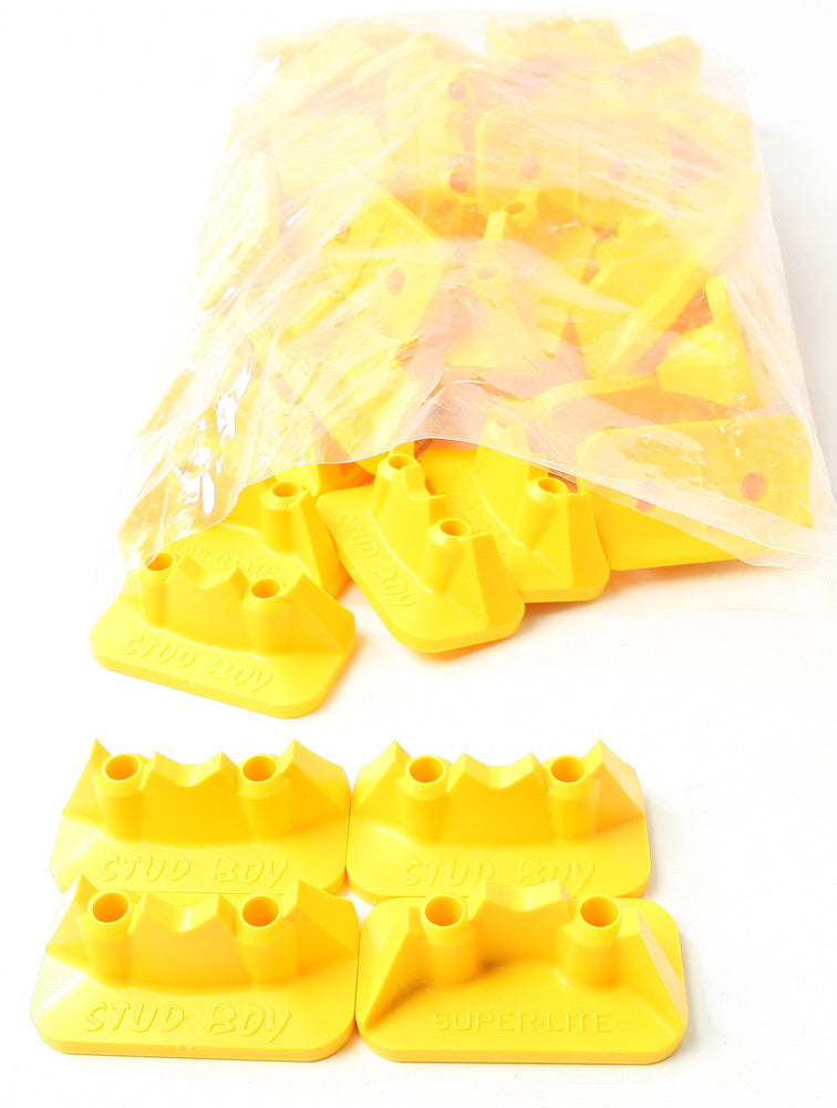 Stud Boy 18-33941Y 2522-P2-YEL SUPER-LITE PRO SERIES DOUBLE BACKERS .75" 48/PK YELLOW