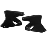 Acerbis 2043680001 2003 Kawasaki KLX400/ 00-24 Suzuki DRZ400/ DRZ400S Radiator Shroud - Black - Photo - Primary