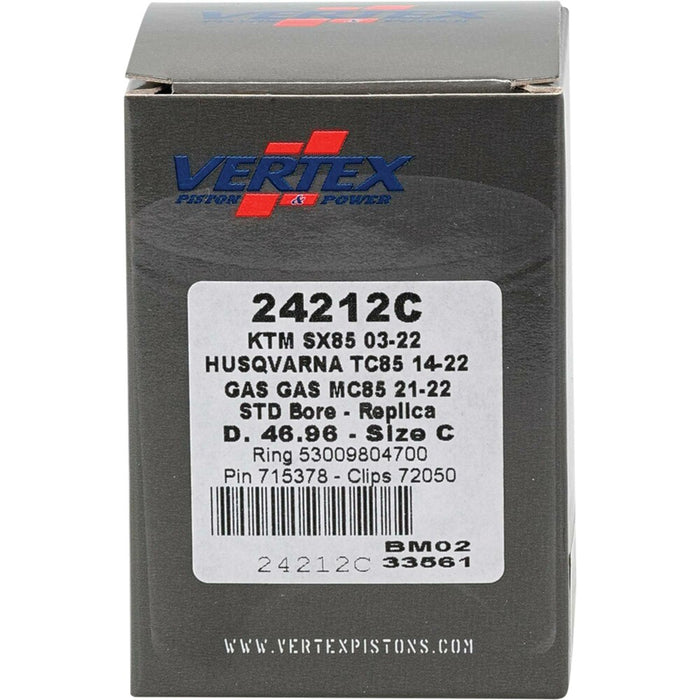 Vertex 175-24212C 24212C PISTON KIT CAST 46.96/STD HUSQ/KTM
