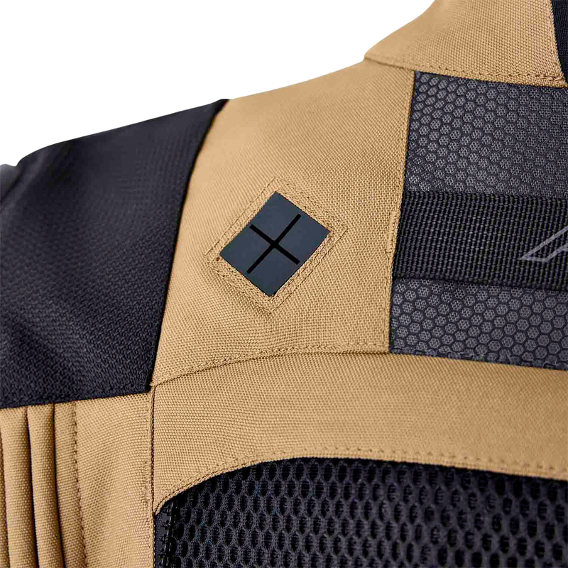 Rst PS Adventure D3O Jacket Sand Black Textile LG - 103599SND-44