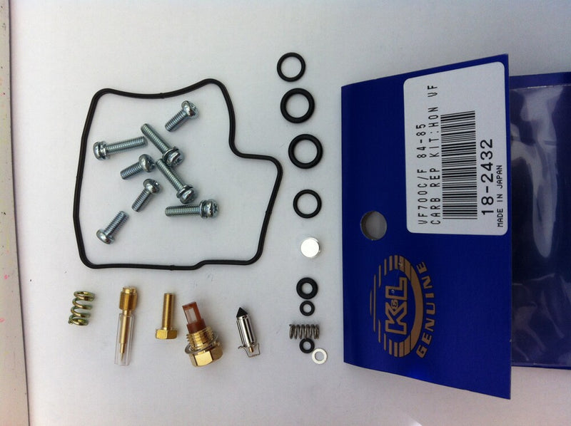 K&l Supply Carburetor Repair Kit - 18-2432 Honda VF750F Interceptor / VF700C Magna / VFR700F 1983-1986