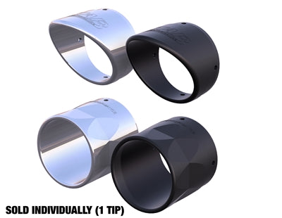 Tab Performance 4 inch Exhaust Tips (Sold Individually 1 pc) - Chrome Straight Tips 4-EXHAUST-TIPS-C2