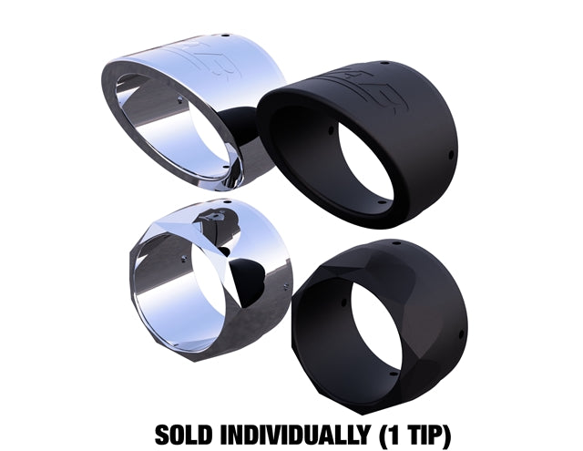 Tab Performance 4.5 inch Exhaust Tips (Sold Individually 1 pc) - Black Straight Tips 4.5-EXHAUST-TIPS-B2