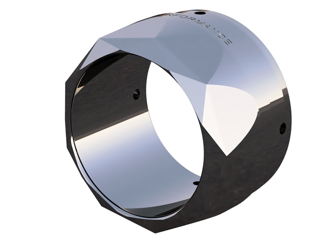 Tab Performance 4.5 inch Replacement Exhaust Tips | Specialty Finishes - Torched Chrome Straight Tips 4.5-EXHAUST-TIPS-SF-T2