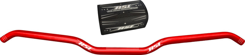 Rsi 590-00212 T6-10R-RR HUSTLER 7/8" HANDLEBAR 1" RISE RACE RED