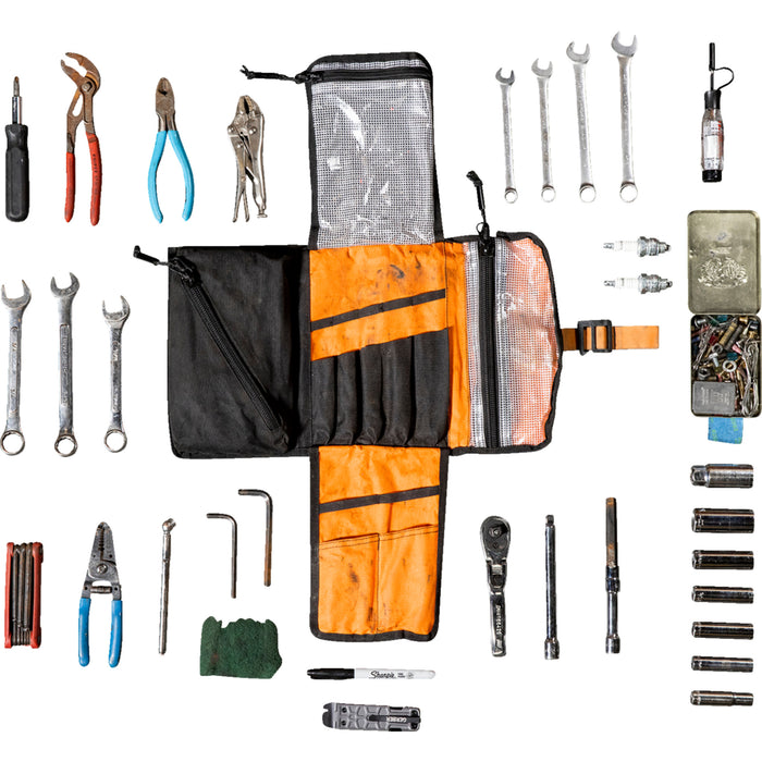 BILTWELL 3510-0179 3017-01 EXFIL-0 Tool Roll EXFIL-0 2.0 Tool Roll - Black