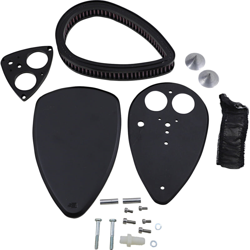 Baron Big Air Kit (BAK) Smooth Air Cleaner - BA-2013-00B Yamaha V-Star 1300 / V-Star 950 2007-2017