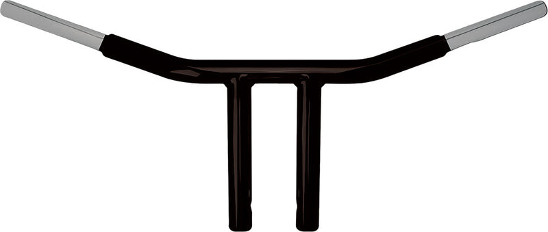Wild 1 Chubby 8" Phsyco Drag Bar Satin Black - WO562B For Harley Motorcycles 1974-2018