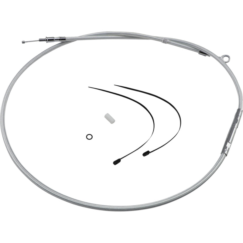 Magnum Shielding High-Efficiency Braided Sterling Chromite II® Clutch Cable /16" - 32128HE For Harley Motorcycles 1986-2006
