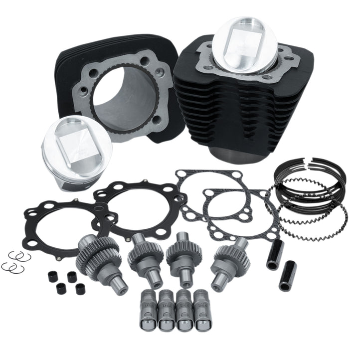 S&S CYCLE 0903-1302 910-0701 Hooligan Engine Performance Kit - Hooligan Engine Performance Kit -1250cc - Black