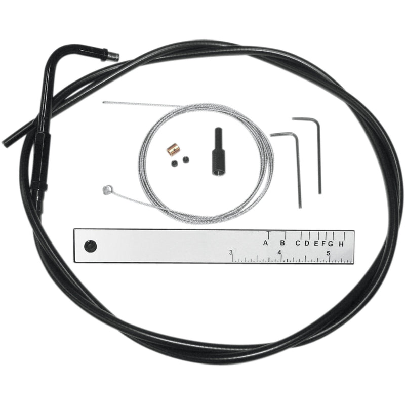 Magnum Shielding BYO™ Build Your Own™ Control Cable Kit Throttle 90° Black - 493529 For Harley Motorcycles 1996-2021
