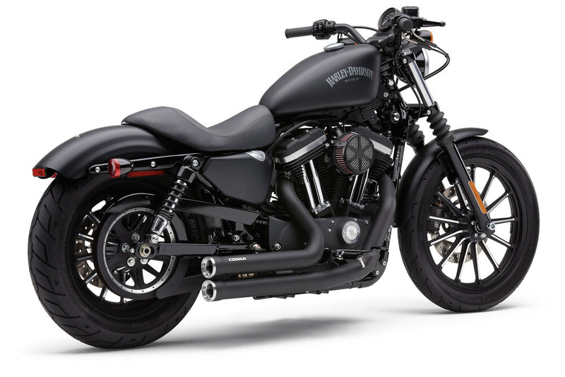 Cobra Speedster Shorts RPT Black Sprtsters - 6785B For Harley Sportster / Sportster S 2014-2022