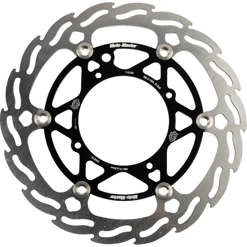 Moto-Master Flame Brake Rotor - 112160-PU For Gas Gas 85 Big Wheel 19/16 / 85 17/14 / 85 19/16 2021-2024 | Husqvarna TC 85 2014-2024