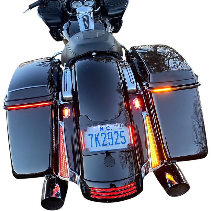 CUSTOM DYNAMICS 2040-2721 CD-FASCIADCBCMC Dual Color Fascia LED Panel Lights - Chrome - Smoke Lens