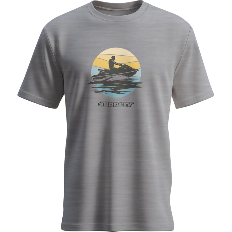 SLIPPERY Vintage T-Shirt Heather - Gray