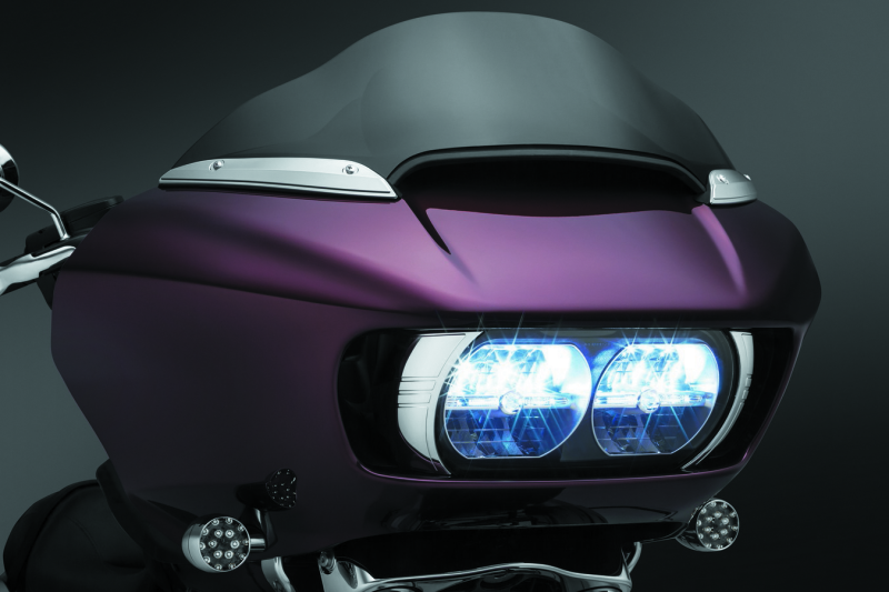 Kuryakyn 2632 Windshield Side Trims Chrome - User 1