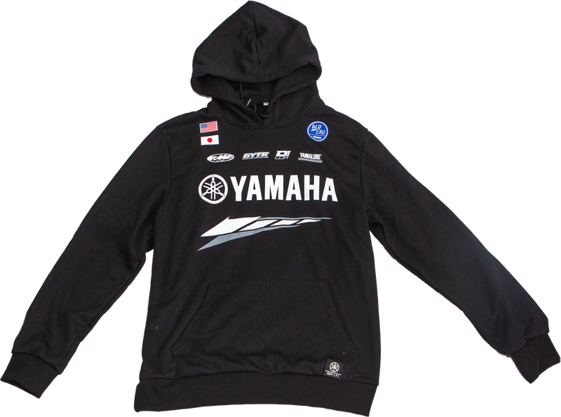 D-cor 862-811392X 85-212-5 YAMAHA FACTORY SWEATSHIRT BLACK XXL